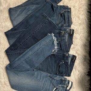Just Black/Express/Hidden Women's Skinny Jeans in Various Blue Shades